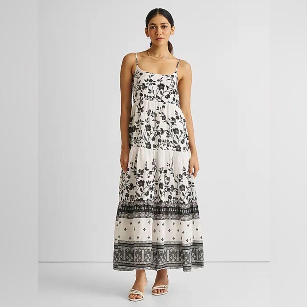 Madewell Reistor strappy tiered maxi dress